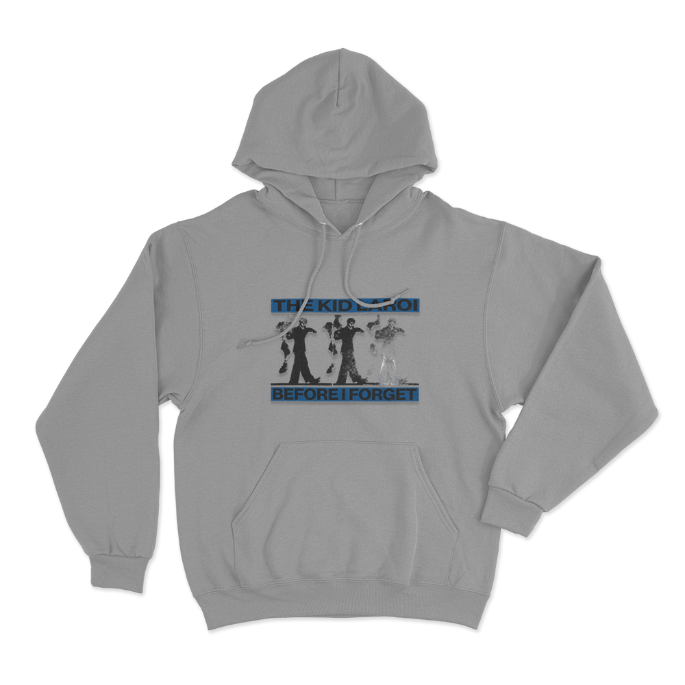 The Kid Laroi Before I Forget Unisex Hoodie Grey The Kid Laroi Before I Forget Unisex Hoodie Grey