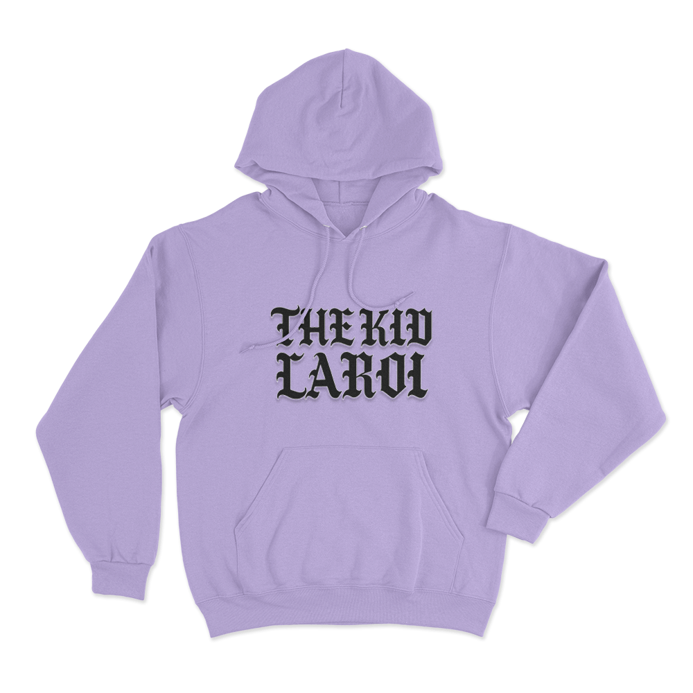 The Kid Laroi Gothic Font Unisex Hoodie Purple The Kid Laroi Gothic Font Unisex Hoodie Purple