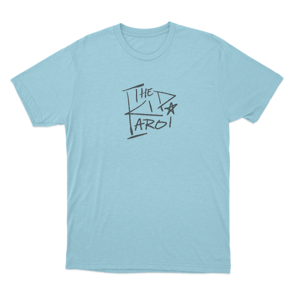 The Kid Laroi Graffiti Logo Unisex T Shirt Sky Blue The Kid Laroi Graffiti Logo Unisex T Shirt Sky Blue